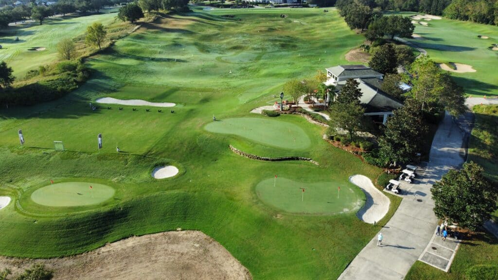 Arial view of our Golfzon Leadbetter world headquarters