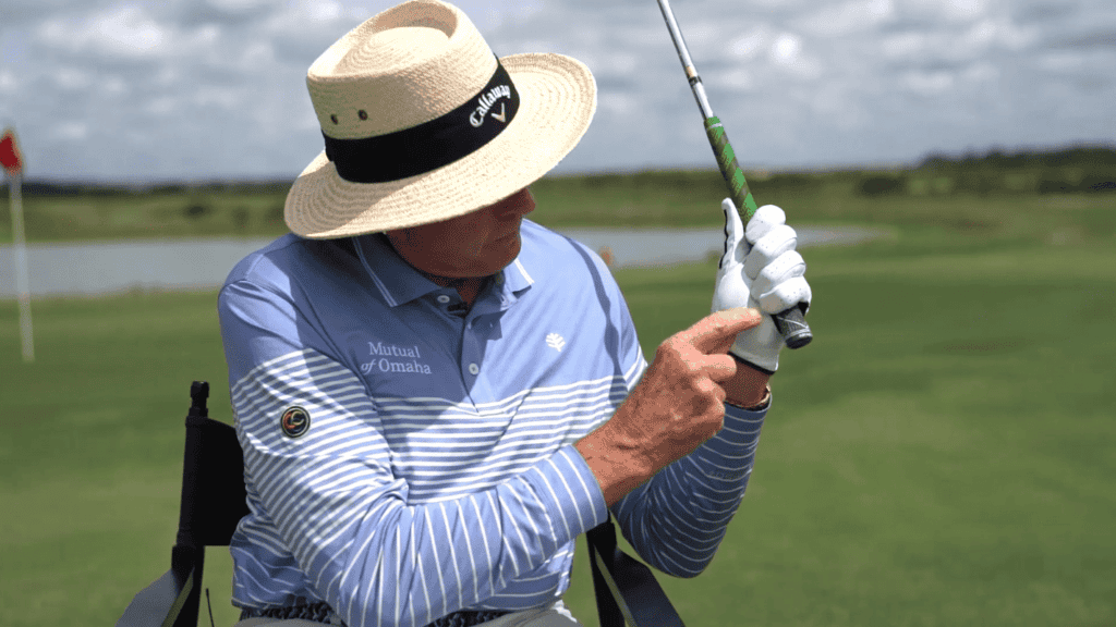 David Leadbetter Demonstrates The Proper Golf Grip To Hold A Golf Club