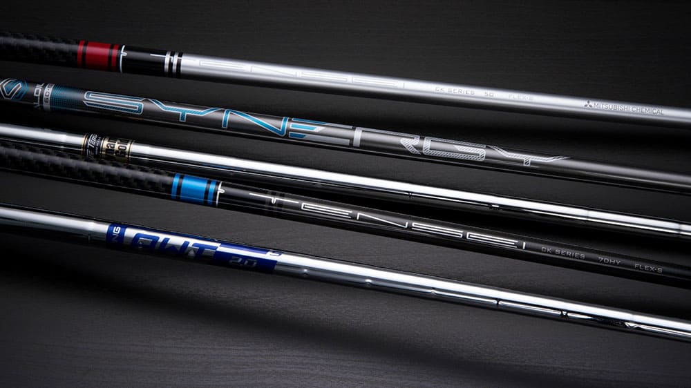 our ultimate guide to the different types of golf shafts